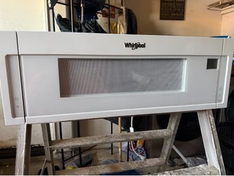 White whirlpool microwave