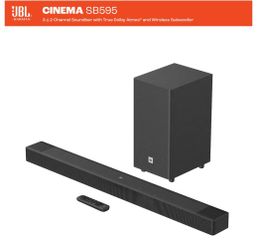 JBL Cinema SB595 3.1.2 Channel Soundbar with True Dolby Atmos and Wireless Subwoofer