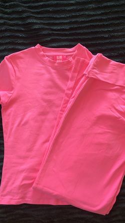 Blue Riot Neon Pink T-Shirt and Pants Set