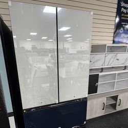 Samsung Standard-Depth Kimchi 17.3-cu ft 4 -Door Smart Compatible French Door Refrigerator