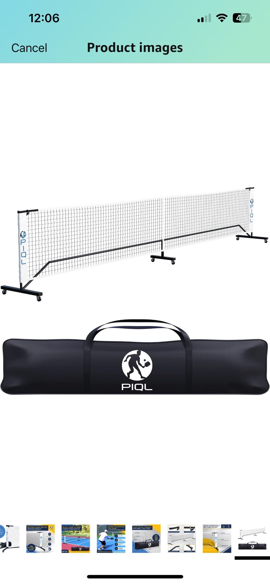 NEW Portable Pickleball Net With Wheels