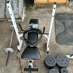 DP Magnum Weight Bench w/Weights
