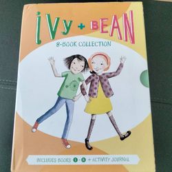 Ivy + Bean 8 Book Collection + Activity Journal Childs Kids Adventure