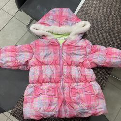 Baby Girl Water - Resistant Hooded Jacket 