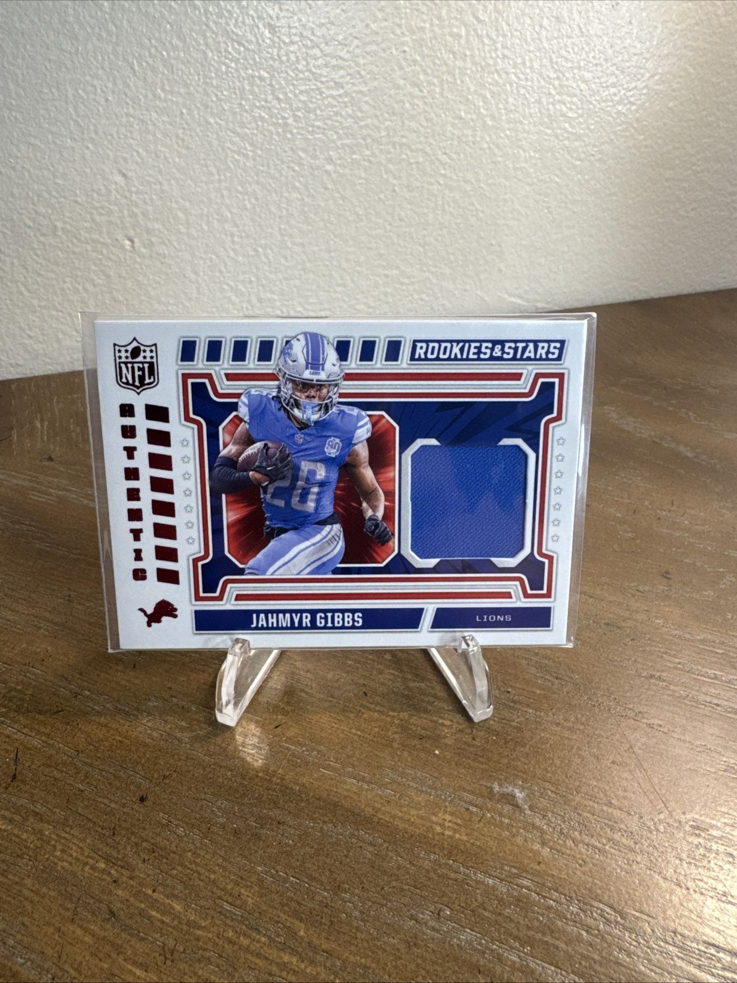 2024 Panini Rookies & Stars NFL Authentic Jahmyr Gibbs Patch