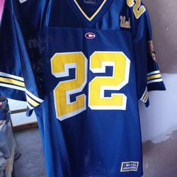UCLA Bruins #22 Colosseum Athletics Blue Football Jersey New Large