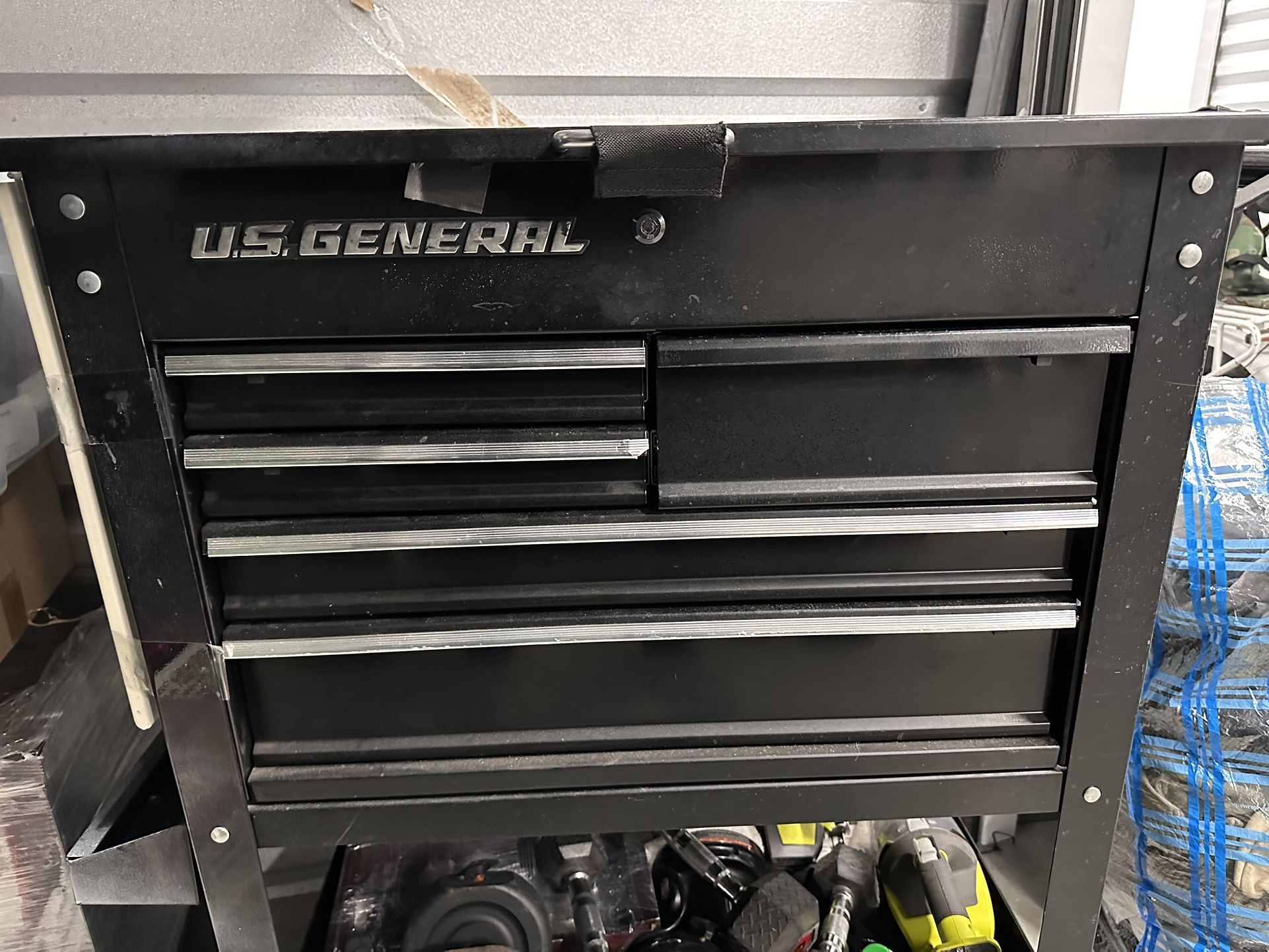 US GENERAL TOOL BOX WITH ALL ITEMS