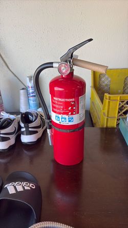 First Alert Red Fire Extinguisher
