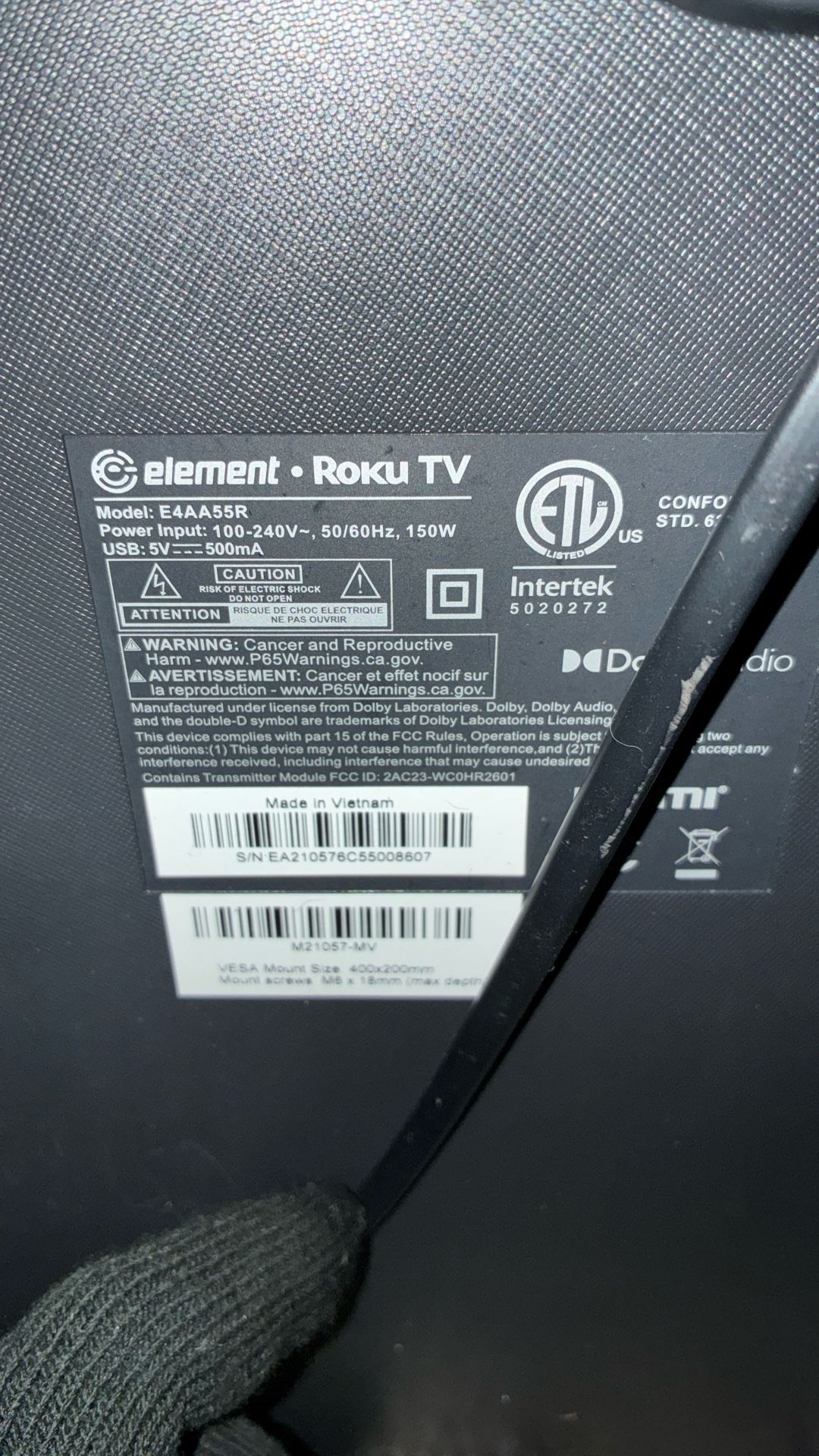 Element Roku Tv 55 Inch