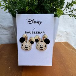 BAUBLEBAR Mickey Mouse Disney Earrings New