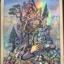 Phish Dicks Poster 2024 Foil
