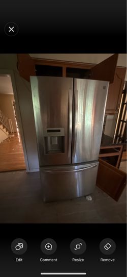 Stainless Steel Kenmore Elite French Door Refrigerator