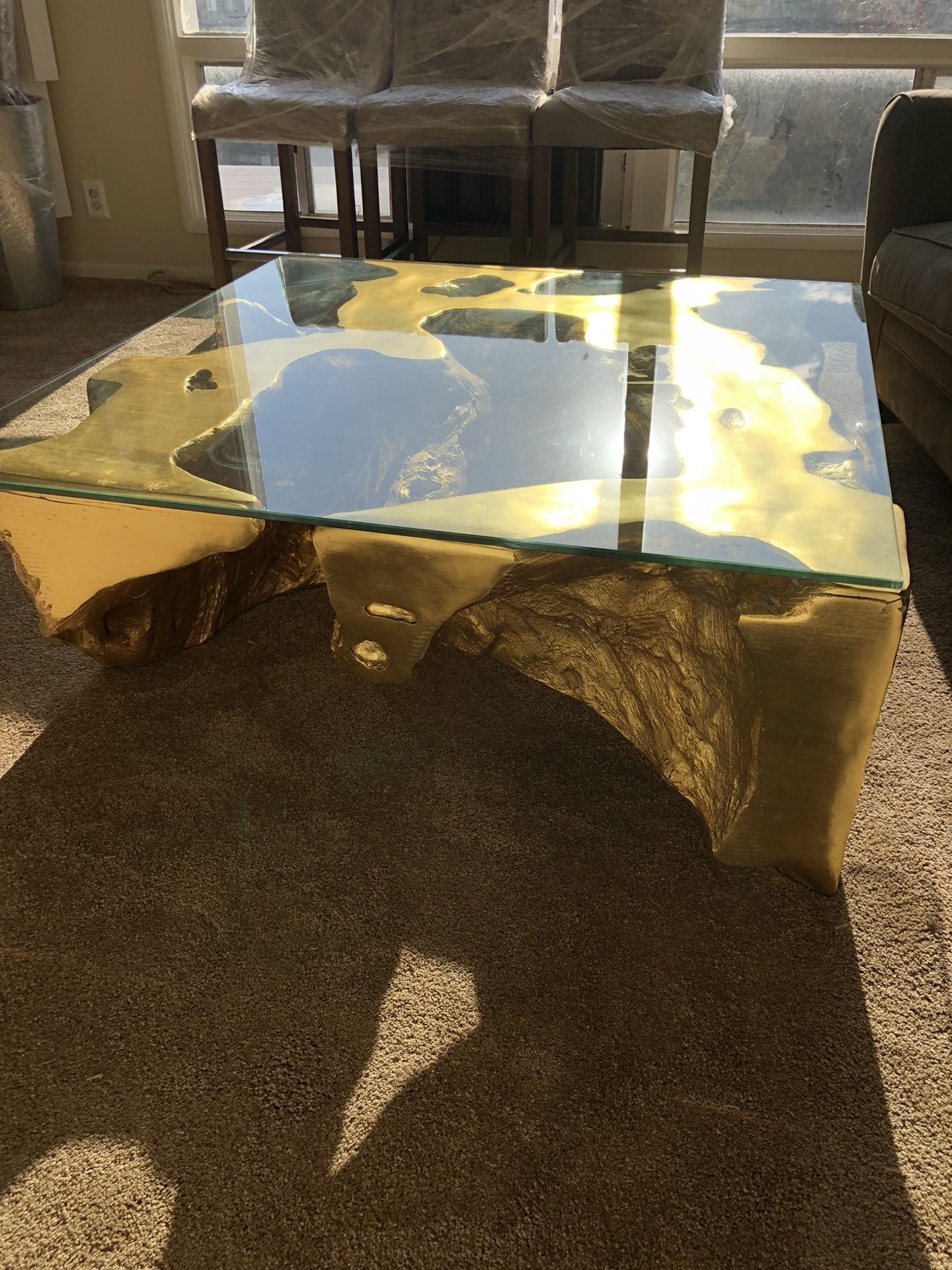 Z gallerie sequoia coffee table for sale deals