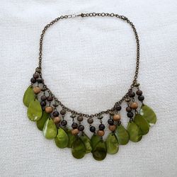 Beaded Pattern Necklace 