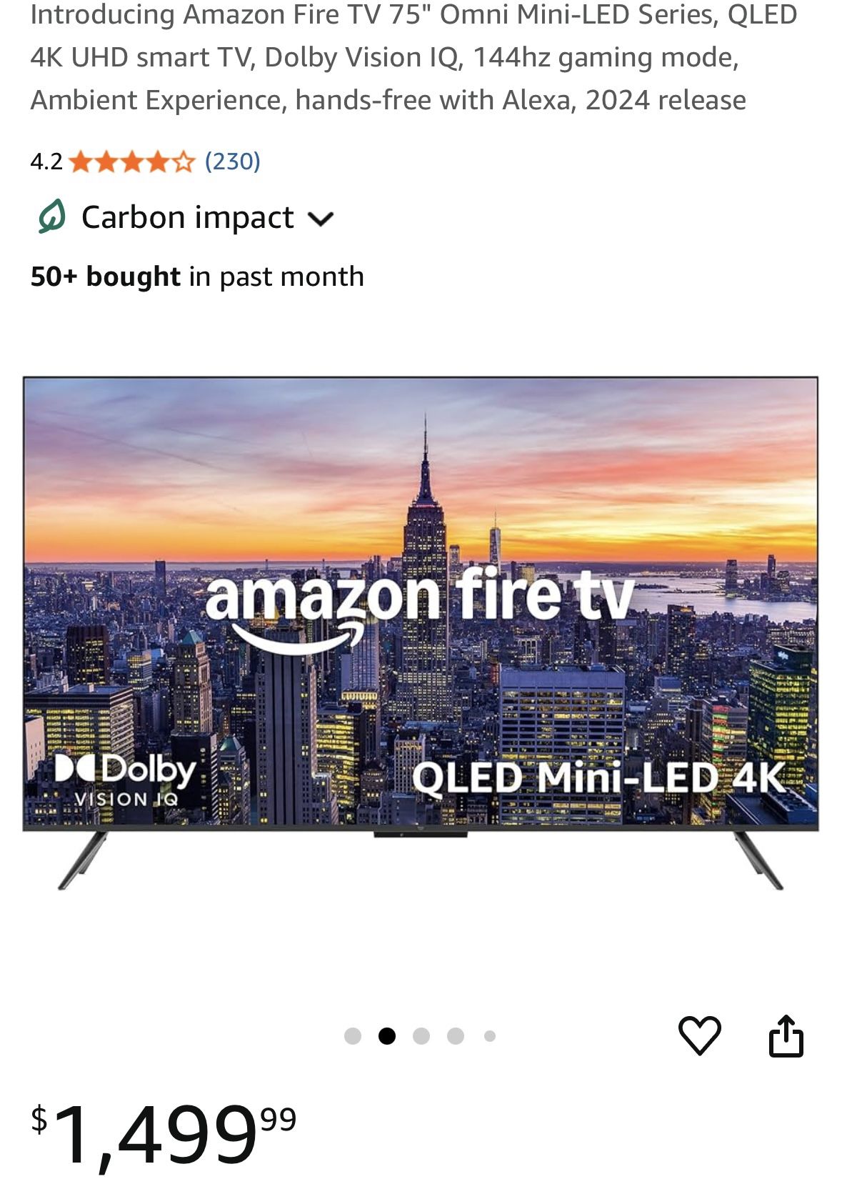 75 Inch Smart Tv