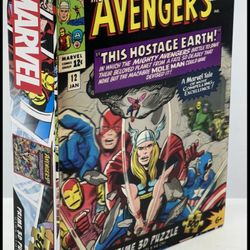 Marvel  prime 3d puzzle   Marvel Avengers (2023) THIS HOSTAGE EARTH 300pc Prime 3D Puzzle (12 in x 18 in)
