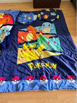Twin Size Pokémon Kids Bed Set