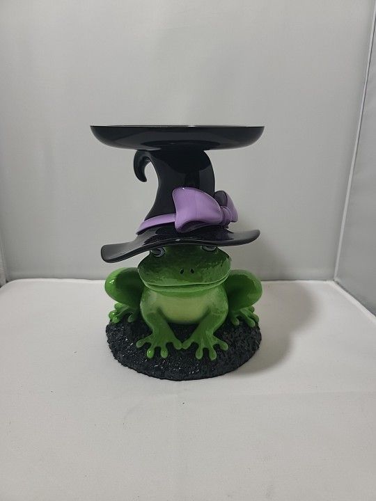 Bath & Body Works Summerween 2025 MAGICAL FROG 3-Wick Pedestal Candle Holder (H)