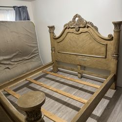 Cal King All Wood Bed Frame