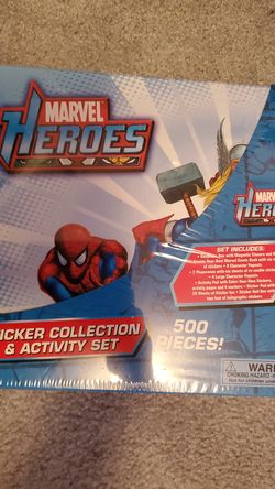 Marvel sticker activity set