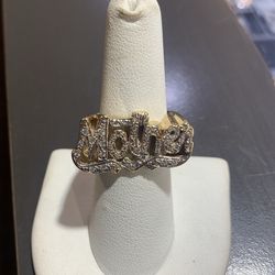 Gold mother ring