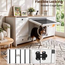 55" Dog Crate Furniture for Dog,Dog Cage Furniture