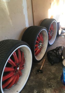 Borgini wheels 24inch wheels