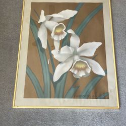 Big Flower Print Art