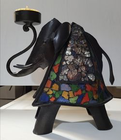 Elephant tea candle holder