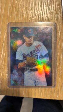 Nolan Ryan Texas Rangers Holographic Baseball Card