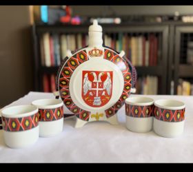 Serbia Decanter set- Fina Porzellan