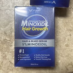 Minoxidil serum for hair/beard