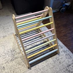 Pikler Triangle Climber With Rock Wall And Slide, Taking Offers