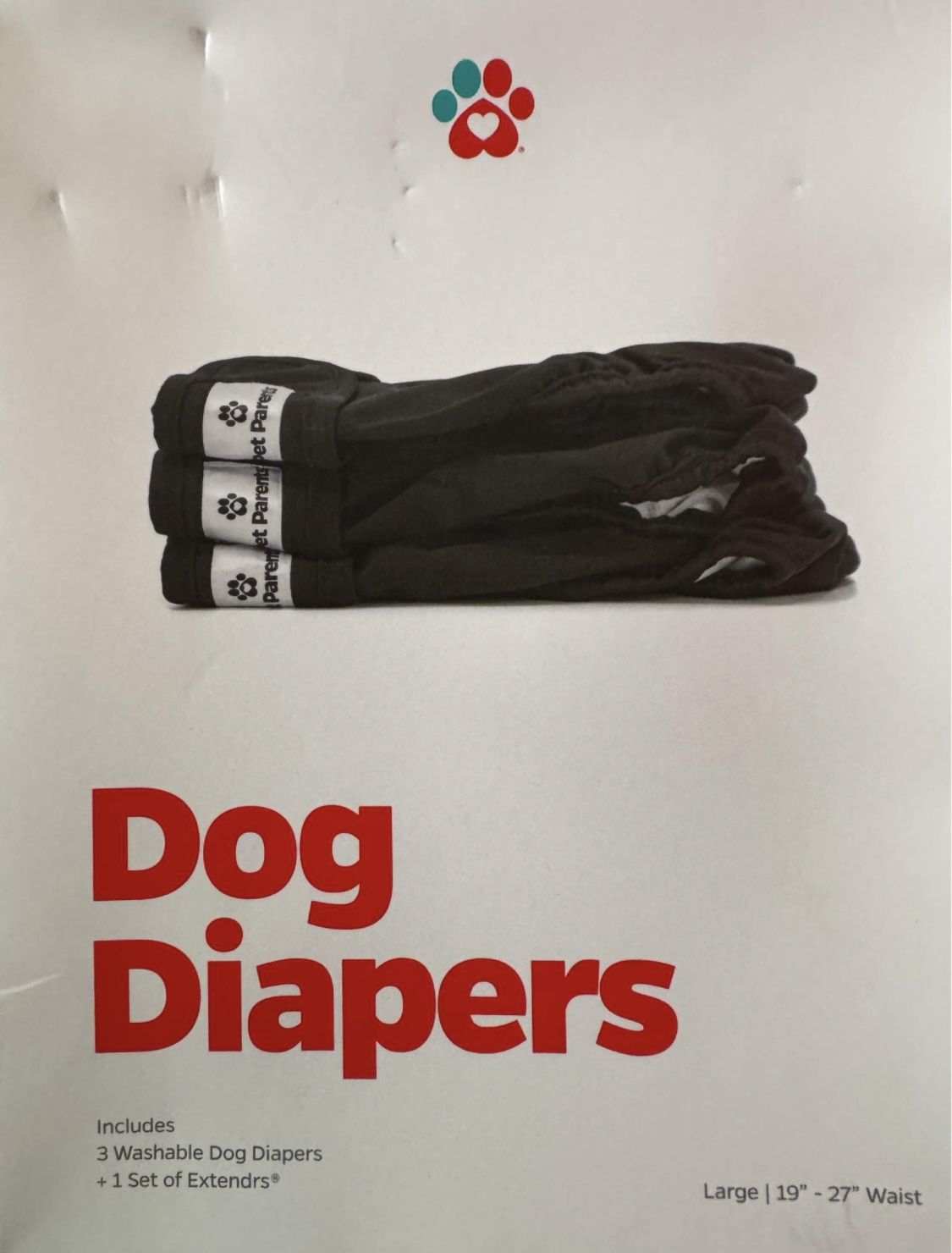 New In Box Unopened Dog Diapers 