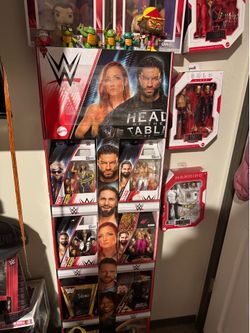 WWE Elite Action Figure Collection display