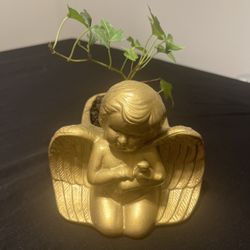  Beautiful  Vintage Gold Angel With English Ivy For You Or Someone Special On Valentines Day