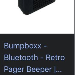 Bumpboxx Bluetooth Speaker With Charger 