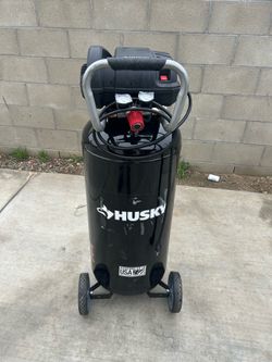 Husky 20 Gal. 200 PSI Oil Free Portable Vertical Electric Air Compressor