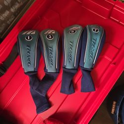  GOLF CLUBS HEAD COVERS 