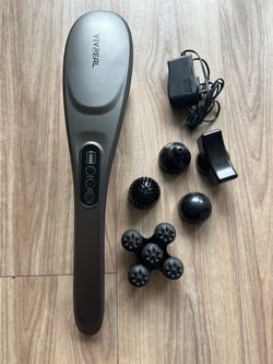 VIVREAL Handheld Percussion Massager with 6 Attachments