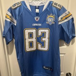 NFL Chargers “Mash-Up” Reebok Jersey - Size 52