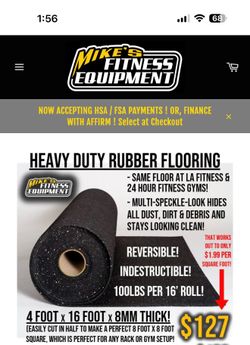 3 Heavy duty, rubber flooring for gyms equipment Heavy duty, rubber flooring for gym equipment