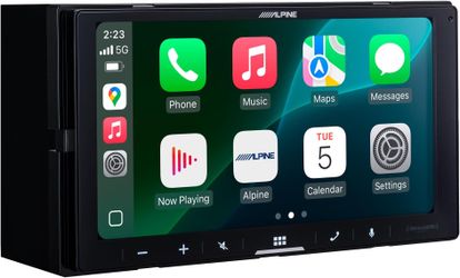 Alpine iLX-W650 7" Double DIN Touchscreen Digital Multimedia Receiver with Bluetooth, Apple CarPlay and Android Auto