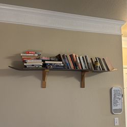 Snowboard Book Shelf 