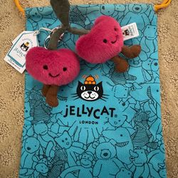 Jellycat Amusable Cherries Bag Charm