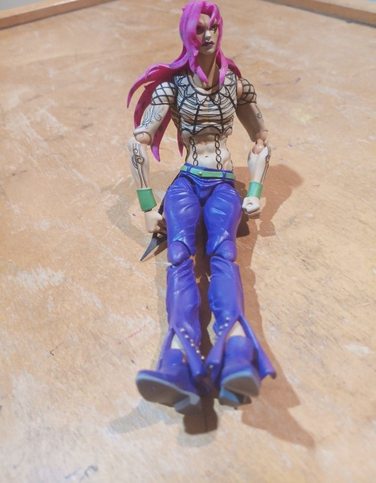Jojo JOJOS'S BIZZARE ADVENTURE DIAVOLO FIGURE NO BOX Anime