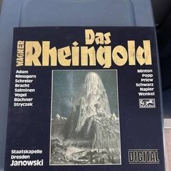 Wagner Das Rheingold Staatskapelle Dresden Janowski 3LP Box 