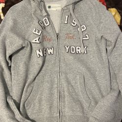 Aeropostal Zip Up Sweater 