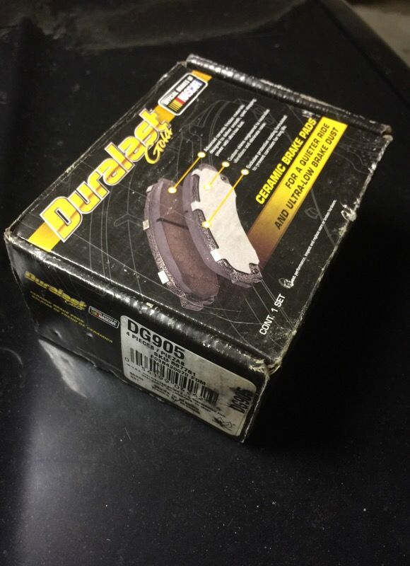 Duralast gold DG905 ceramic brake pads