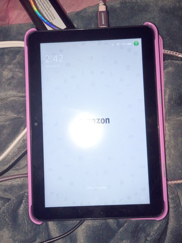Amazon Fire Tablet W/ Charger